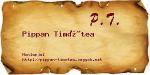 Pippan Timótea névjegykártya